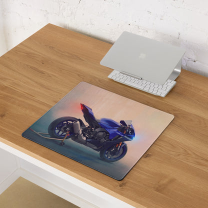 Yamaha R1 Inspired Giant Desk Mat, Waterproof Speed Edition Gaming Mousepad