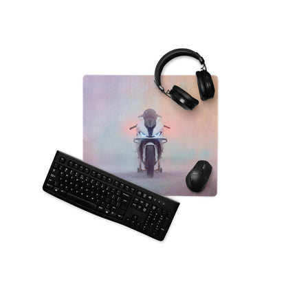 BMW S1000RR Inspired Large Mouse Pad, Sportbike Racing Desk Mat, Non-Slip Gaming Accessory