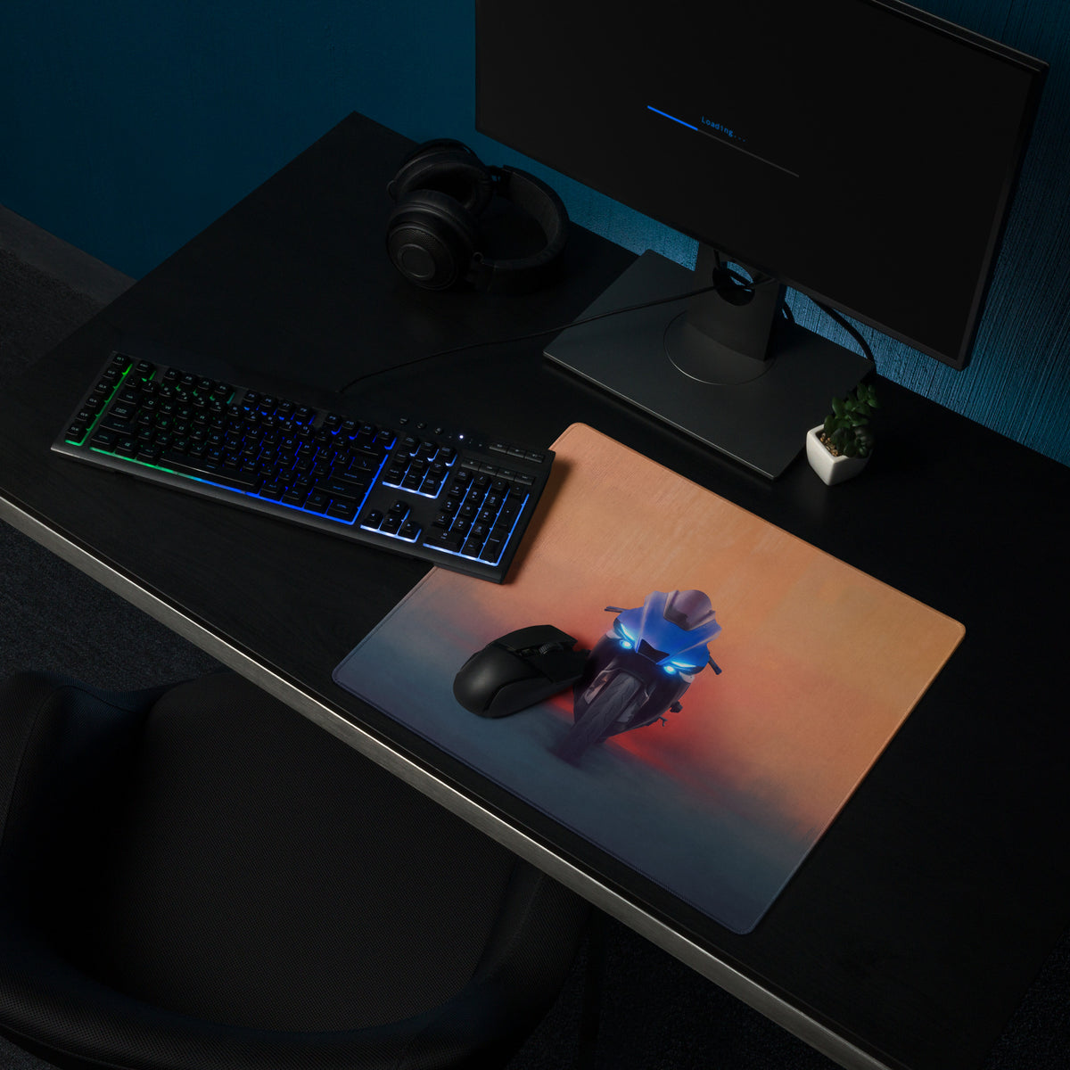 Yamaha R1 Inspired Gaming Mousepad, Supersport Motorcycle Desk Pad, Waterproof Office Decor