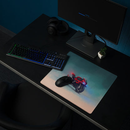 BMW S1000RR Inspired Extra Large Gaming Mousepad, Superbike Desk Accessory, Waterproof Surface