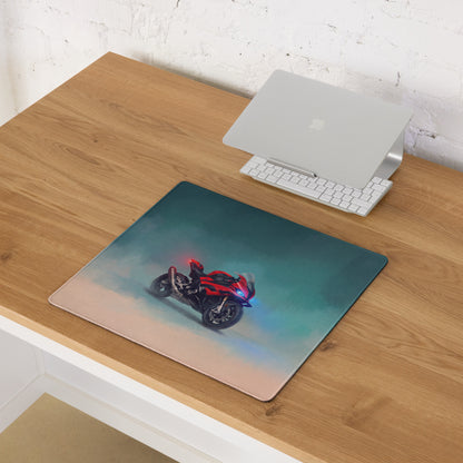 BMW S1000RR Inspired Extra Large Gaming Mousepad, Superbike Desk Accessory, Waterproof Surface