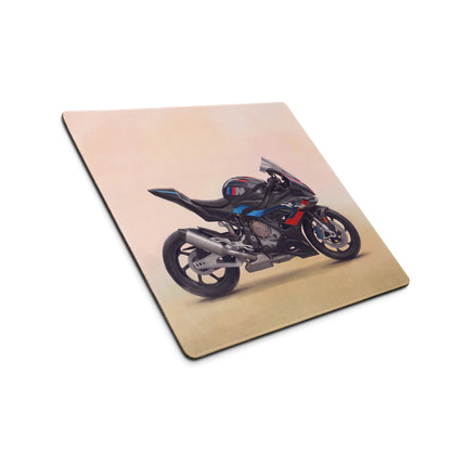 BMW M1000RR Inspired Extended Desk Mat, Track Superbike Gamer Gift, Smooth Tracking Surface