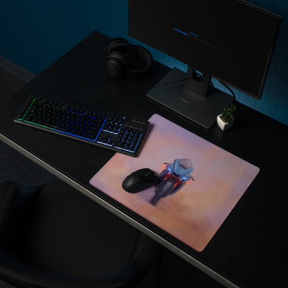 Yamaha R1 Inspired Large Mouse Pad, Racing Motorcycle Setup, Waterproof Rubber Base