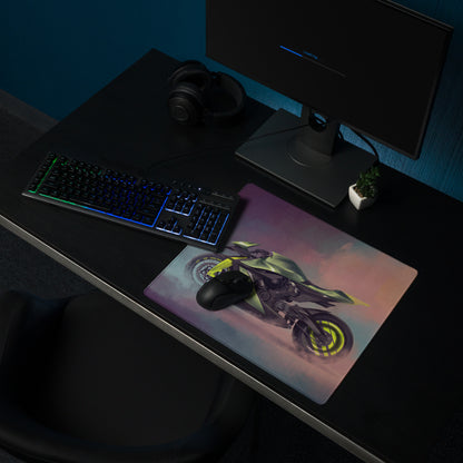 Aston Martin AMB 001 Inspired Extra Large Gaming Mouse Pad, Futuristic Electric Bike Desk Mat, Non-Slip Rubber Base