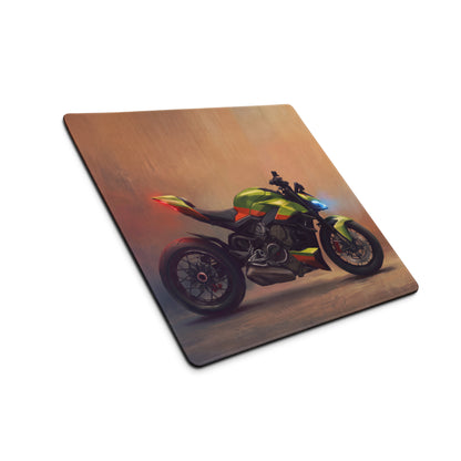Ducati Streetfighter V4 Inspired Extra Large Gaming Mousepad, Naked Superbike Desk Mat, Non-Slip Surface