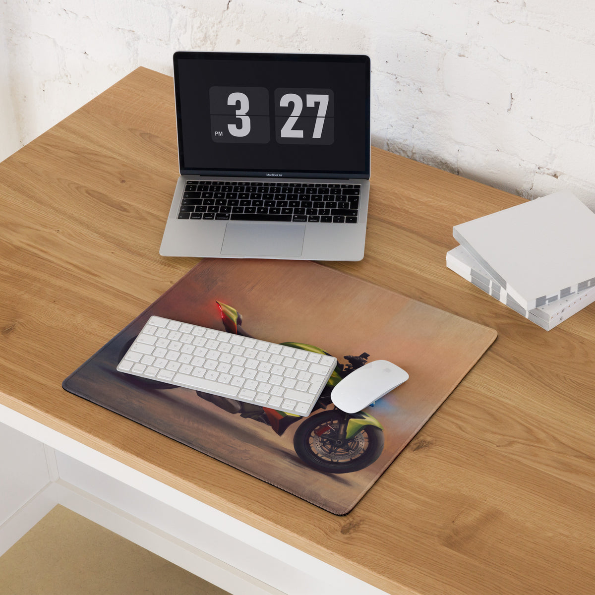 Ducati Streetfighter V4 Inspired Extra Large Gaming Mousepad, Naked Superbike Desk Mat, Non-Slip Surface