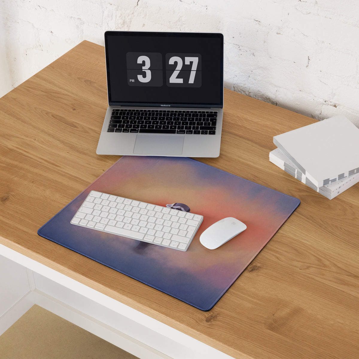 BMW S1000RR Inspired Extended Desk Pad, Racing Motorcycle Office Decor, Waterproof Surface