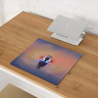 BMW S1000RR Inspired Extended Desk Pad, Racing Motorcycle Office Decor, Waterproof Surface