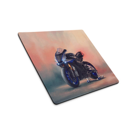 Yamaha R1M Track Edition Inspired Large Mouse Pad, Supersport Gamer Gift, Stitched Edges