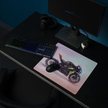 Ducati Panigale V4 Lamborghini Inspired Large Mouse Pad, Carbon Edition Gamer Gift, Waterproof Tracking Surface