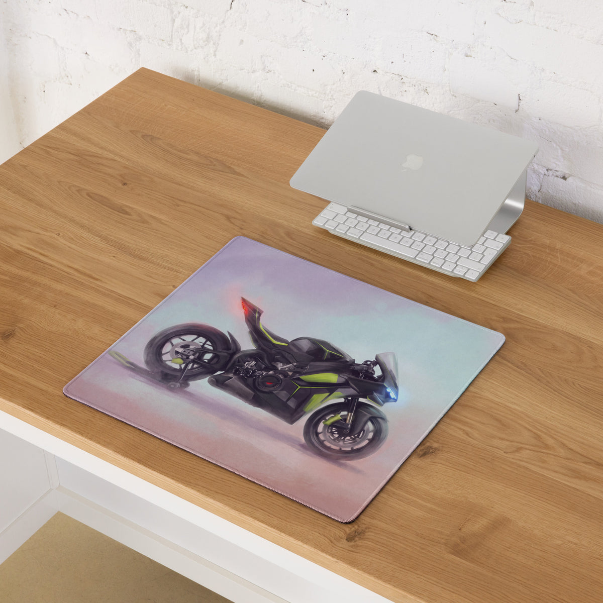 Ducati Panigale V4 Lamborghini Inspired Large Mouse Pad, Carbon Edition Gamer Gift, Waterproof Tracking Surface
