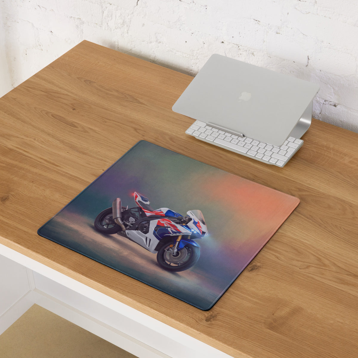 Honda CBR1000RR-R Inspired Extra Large Gaming Mousepad, Track Superbike Desk Mat, Non-Slip Rubber Base