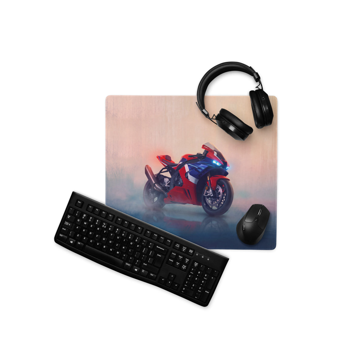 Honda CBR1000RR-R Inspired Large Mouse Pad, Supersport Gamer Gift, Waterproof Surface