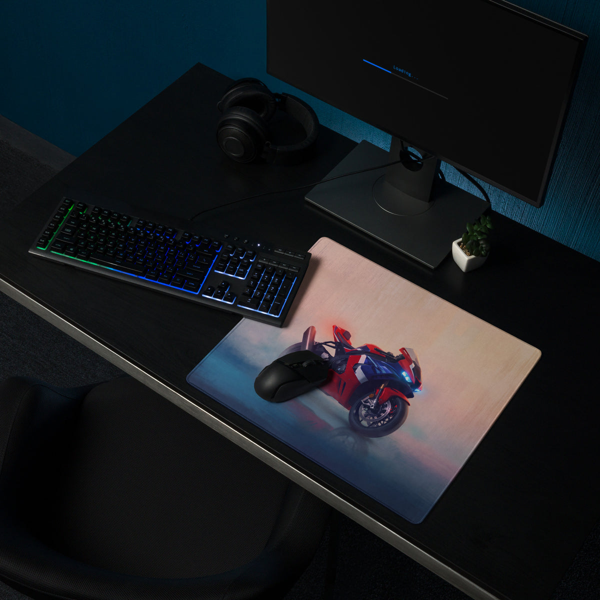 Honda CBR1000RR-R Inspired Large Mouse Pad, Supersport Gamer Gift, Waterproof Surface