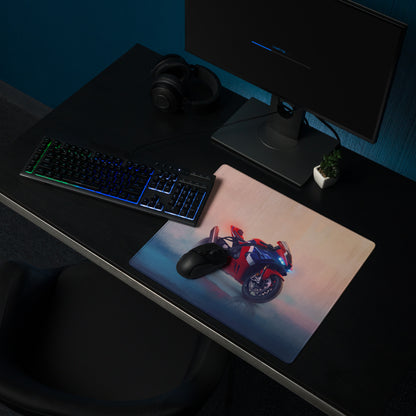 Honda CBR1000RR-R Inspired Large Mouse Pad, Supersport Gamer Gift, Waterproof Surface