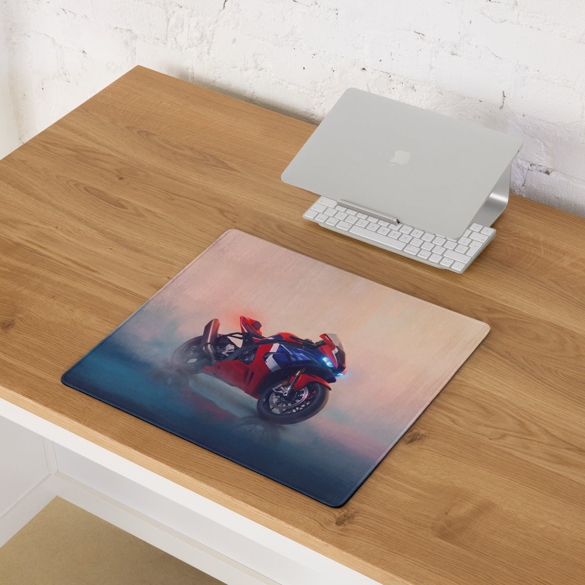 Honda CBR1000RR-R Inspired Large Mouse Pad, Supersport Gamer Gift, Waterproof Surface