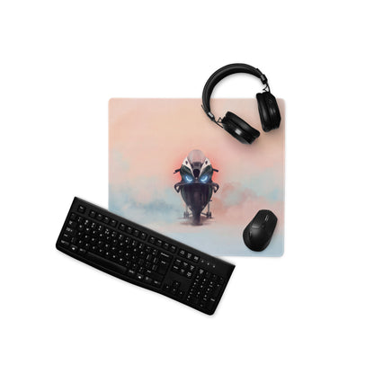 BMW M1000RR Inspired Giant Desk Mat, Motorsport Office Setup, Precision Tracking Accessory
