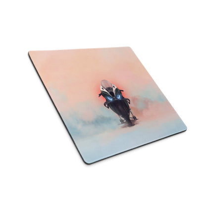 BMW M1000RR Inspired Giant Desk Mat, Motorsport Office Setup, Precision Tracking Accessory