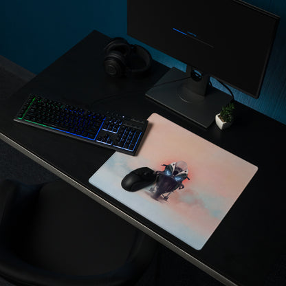 BMW M1000RR Inspired Giant Desk Mat, Motorsport Office Setup, Precision Tracking Accessory