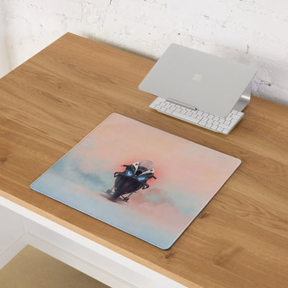 BMW M1000RR Inspired Giant Desk Mat, Motorsport Office Setup, Precision Tracking Accessory