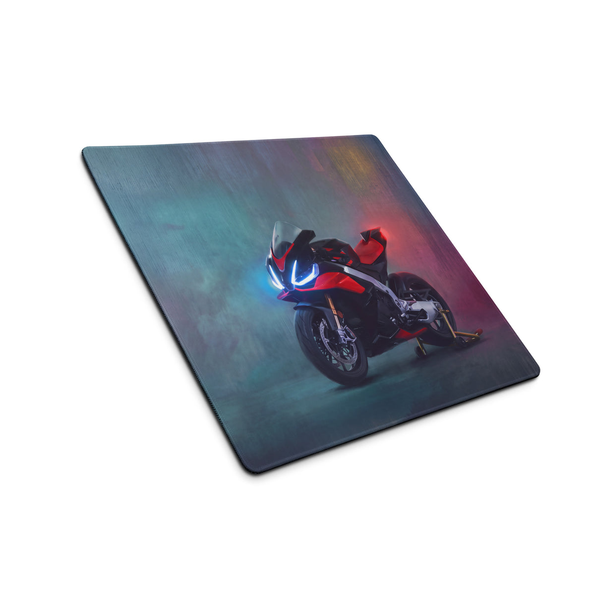 Aprilia RSV4 Factory Inspired Extended Racing Mouse Pad, Red and Black Superbike Gaming Desk Mat