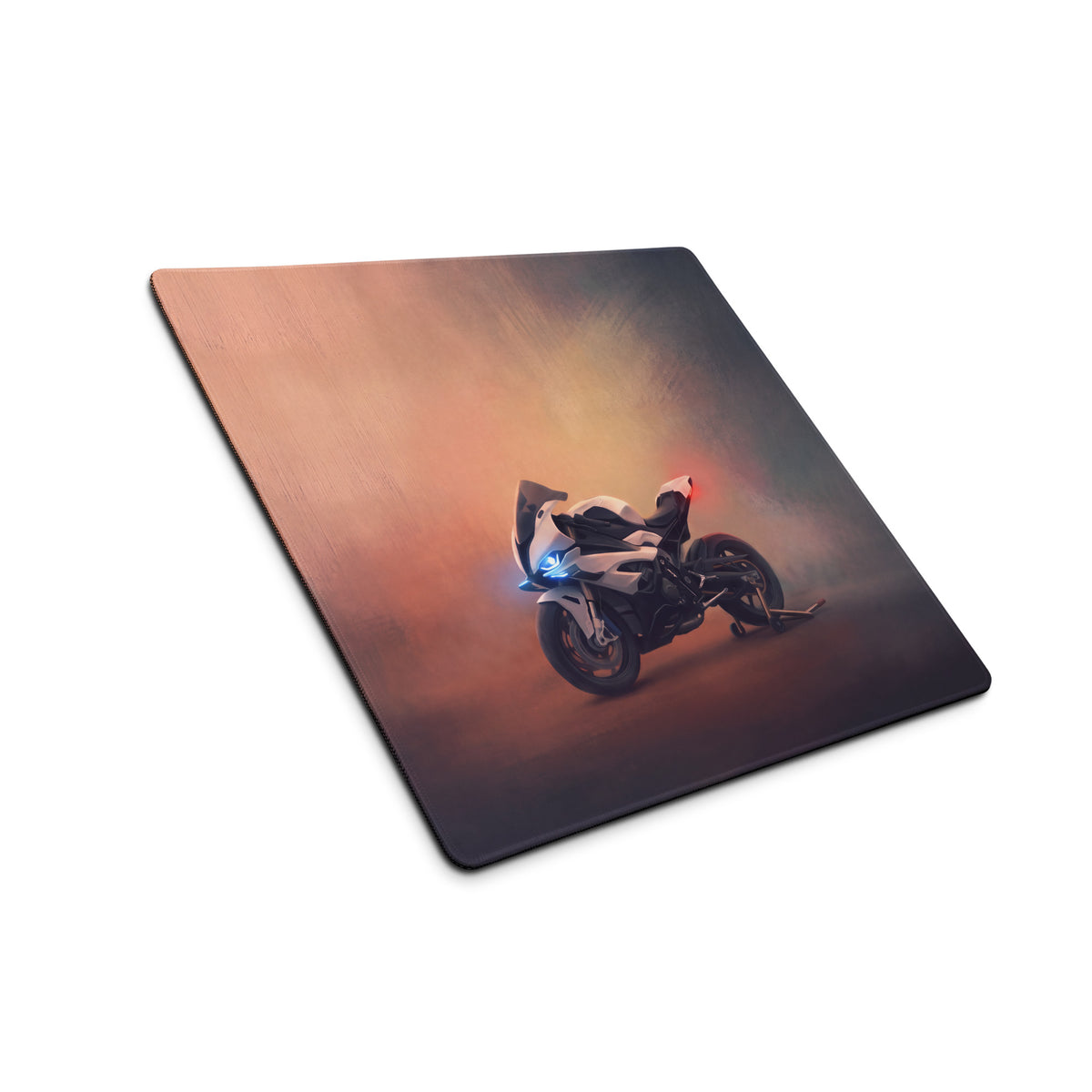 BMW S1000RR Inspired Extended Mouse Pad, White and Black Racing Desk Protector