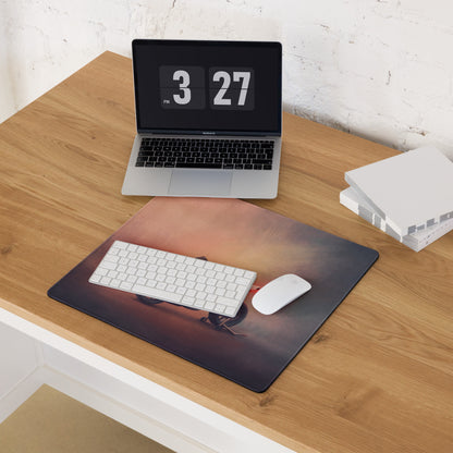 BMW S1000RR Inspired Extended Mouse Pad, White and Black Racing Desk Protector