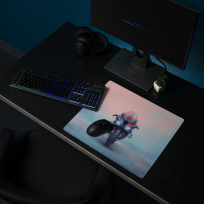 BMW M1000RR Inspired Extra Large Desk Pad, Motorsport Blue and Red Gamer Mousepad