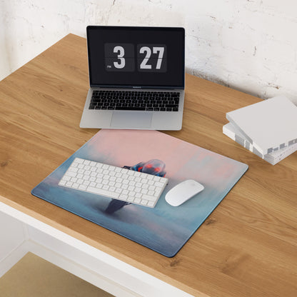 BMW M1000RR Inspired Extra Large Desk Pad, Motorsport Blue and Red Gamer Mousepad