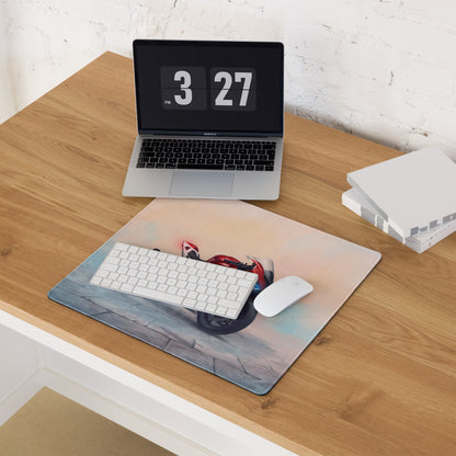 BMW S1000RR Inspired Premium Gaming Mouse Pad, Red and White Superbike Workspace Mat