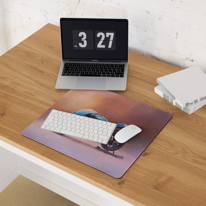 Bugatti Concept Bike Inspired Oversized Gaming Mouse Pad, Ocean Blue Sportbike Desk Protector