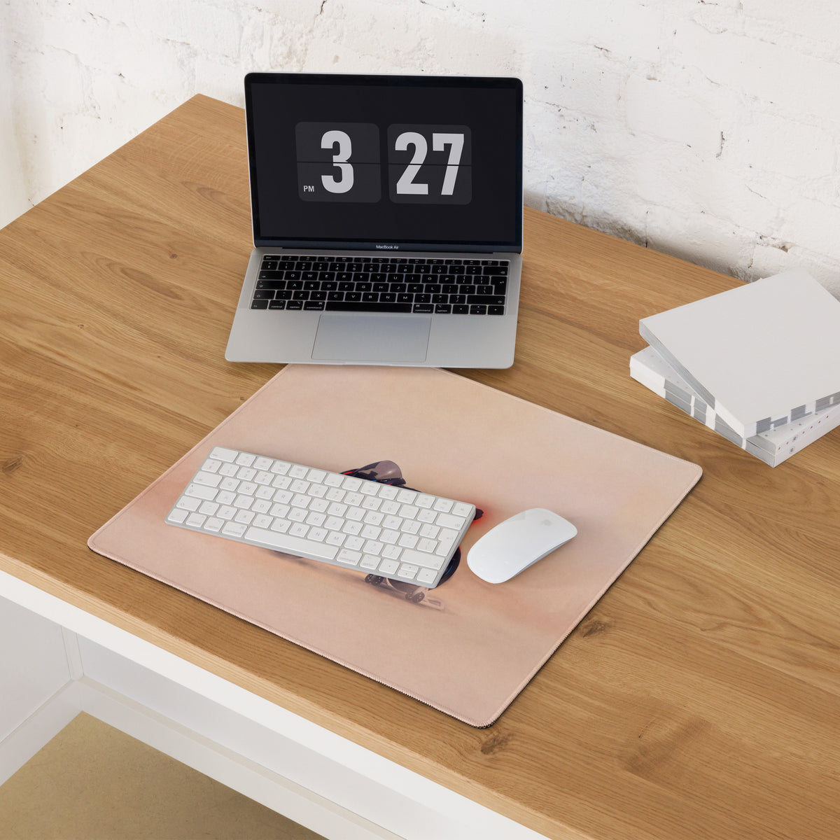 BMW M1000RR Inspired Carbon Edition Desk Mat, Dark Motorsport Gamer Mousepad