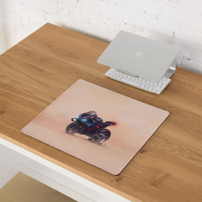 BMW M1000RR Inspired Carbon Edition Desk Mat, Dark Motorsport Gamer Mousepad