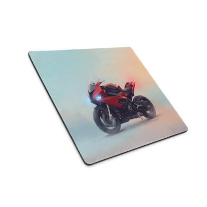 BMW S1000RR Inspired Large Gaming Desk Pad, Scarlet Superbike Keyboard Mat