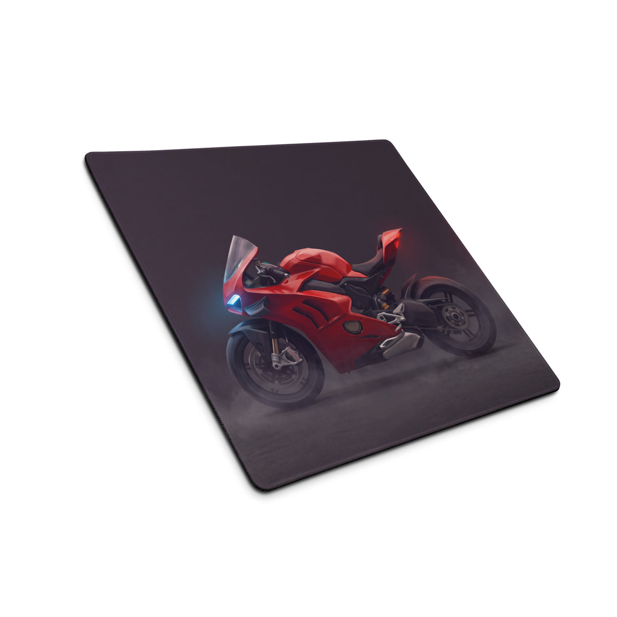 Ducati Panigale V4S Inspired Oversized Mouse Pad, Crimson Trackside Office Desk Protector