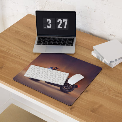 Sportster S Inspired Extended Desk Pad, Custom Cruiser Office Mouse Pad