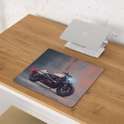 Sportster Inspired Oversized Gaming Desk Protector, American V-Twin Keyboard Mat