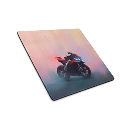 Aprilia RSV4 Inspired Extra Large Gaming Desk Mat, Red and Black Superbike Mouse Pad