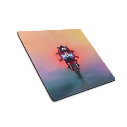 Ducati Panigale V4 Inspired Premium Gaming Desk Pad, Red Trackside Keyboard Mat