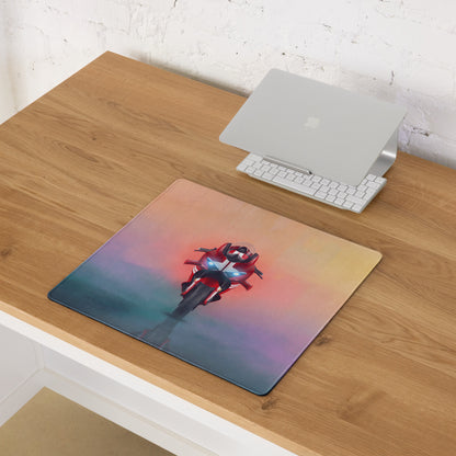 Ducati Panigale V4 Inspired Premium Gaming Desk Pad, Red Trackside Keyboard Mat