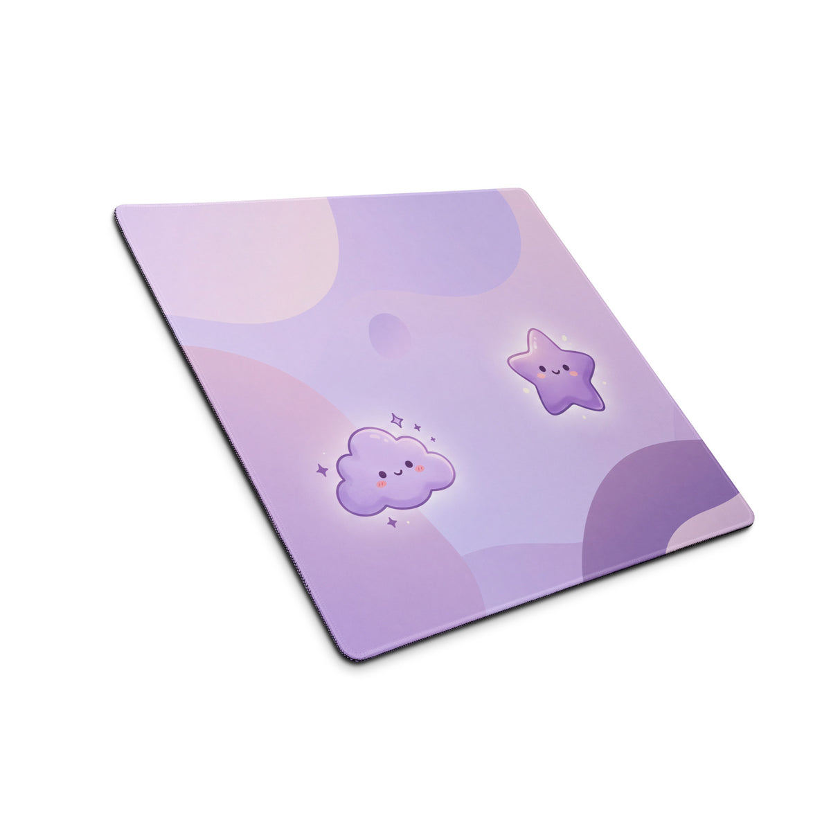 Cute Lavender Galaxy Gaming Mouse Pad
