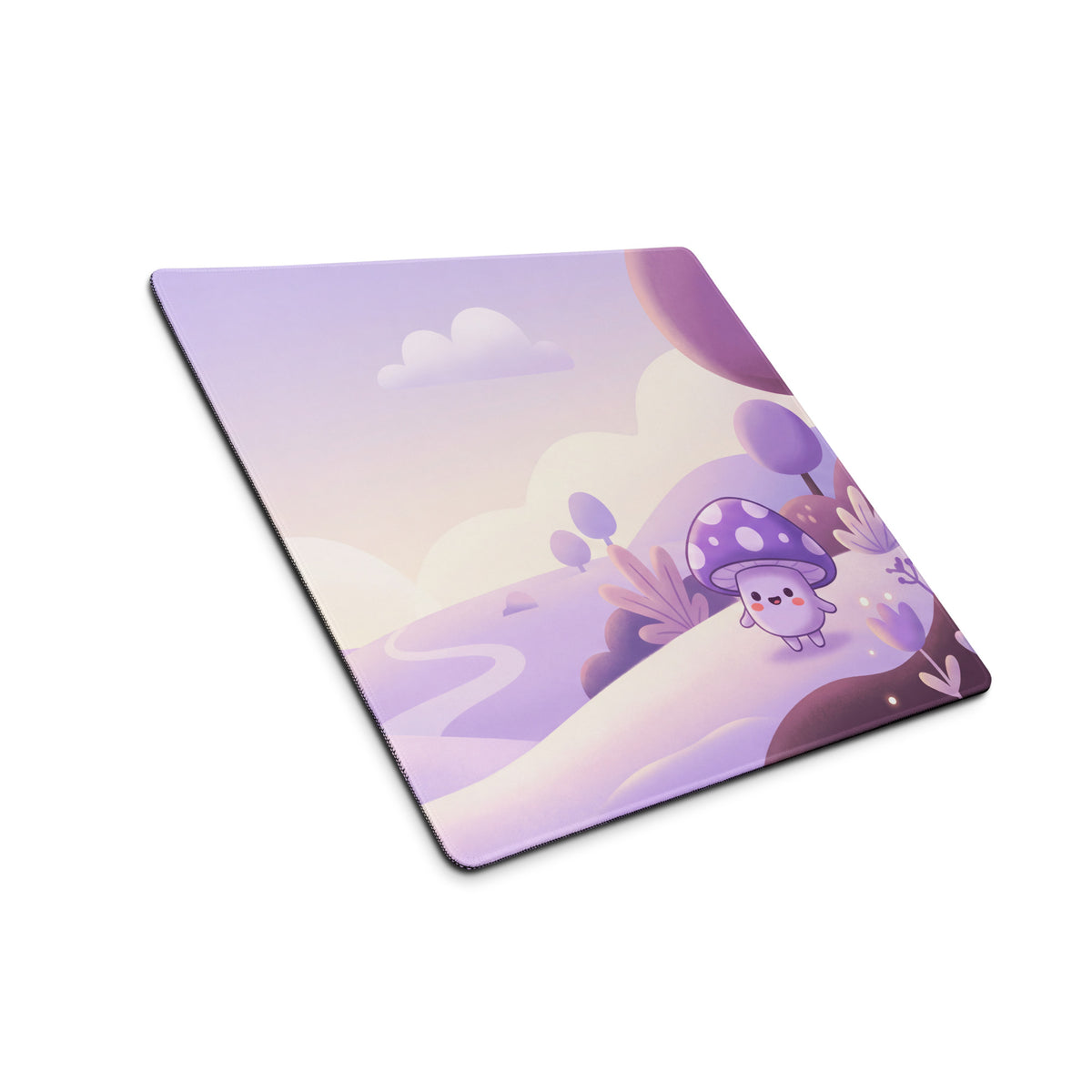 Cute Purple Cloud Galaxy Mouse Pad With Playful Design