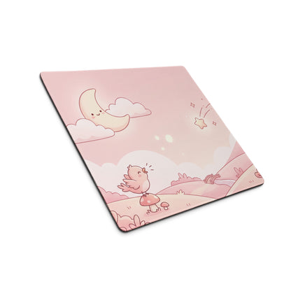 Pink Moon Galaxy Cute Gaming Mouse Pad