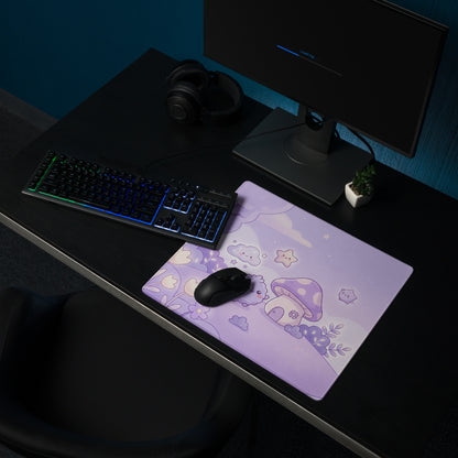 Cute Purple Galaxy Girly Gaming Mouse Pad