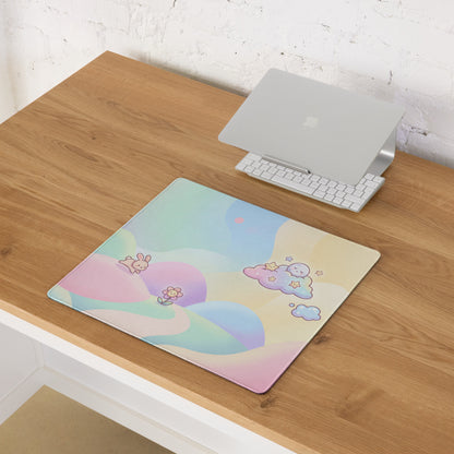 Pastel Cute Galaxy Gaming Mouse Pad