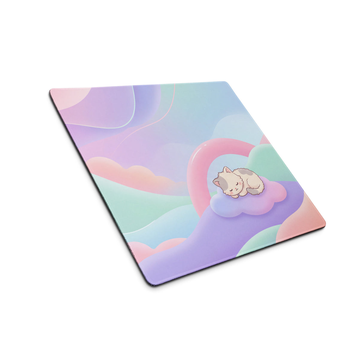 Pastel Rainbow Cute Gaming Mouse Pad
