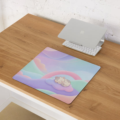 Pastel Rainbow Cute Gaming Mouse Pad