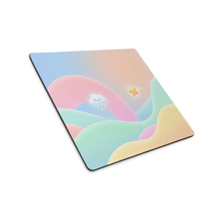 Pastel Rainbow Cute Mouse Pad Girly Design