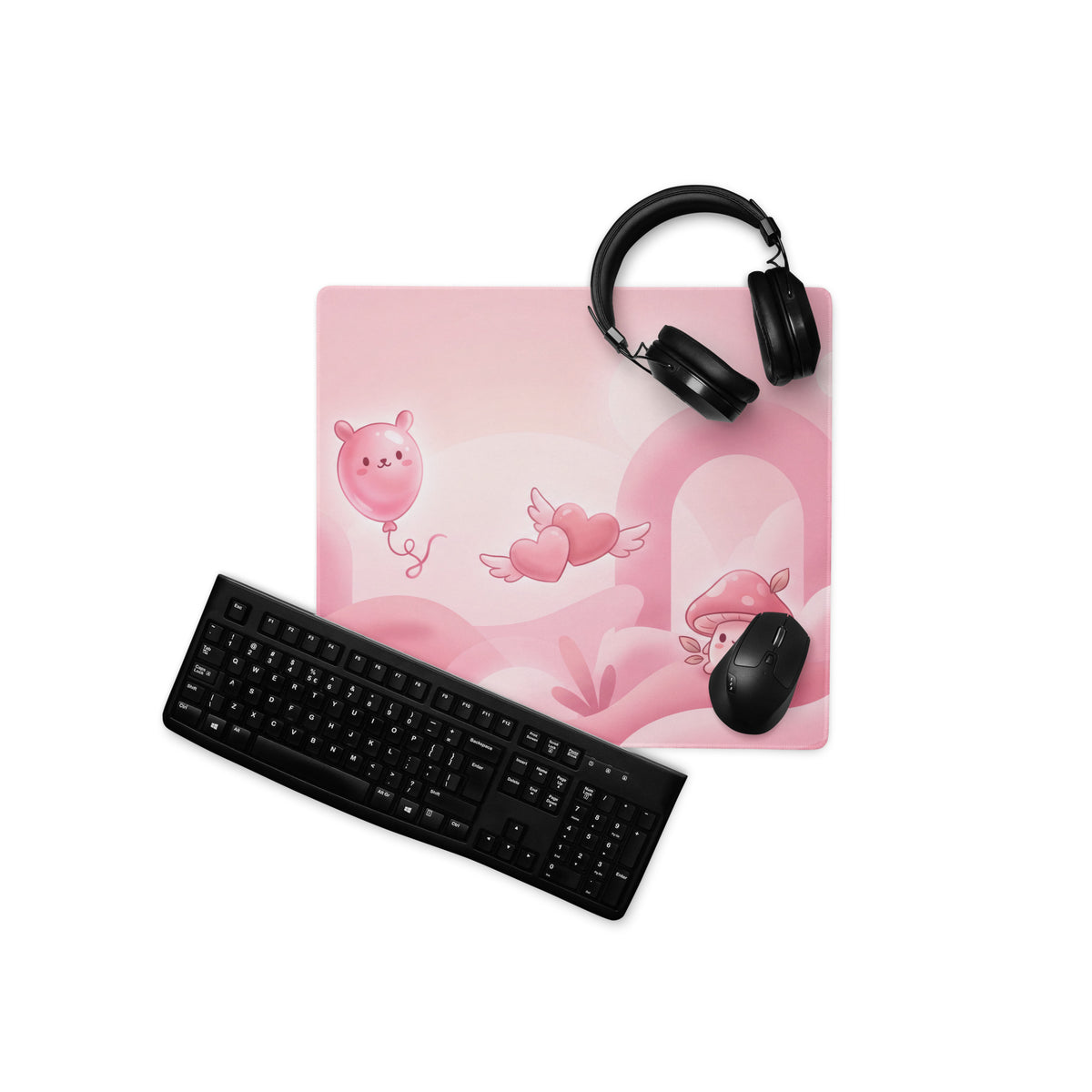Pink Cute Gaming Mouse Pad For Dota CSGO Cute Theme