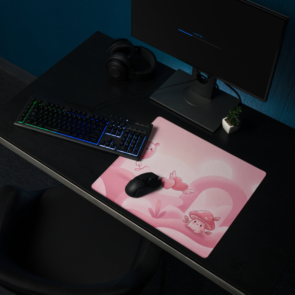 Pink Cute Gaming Mouse Pad For Dota CSGO Cute Theme